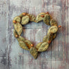 Prickly Pear Heart Wreath