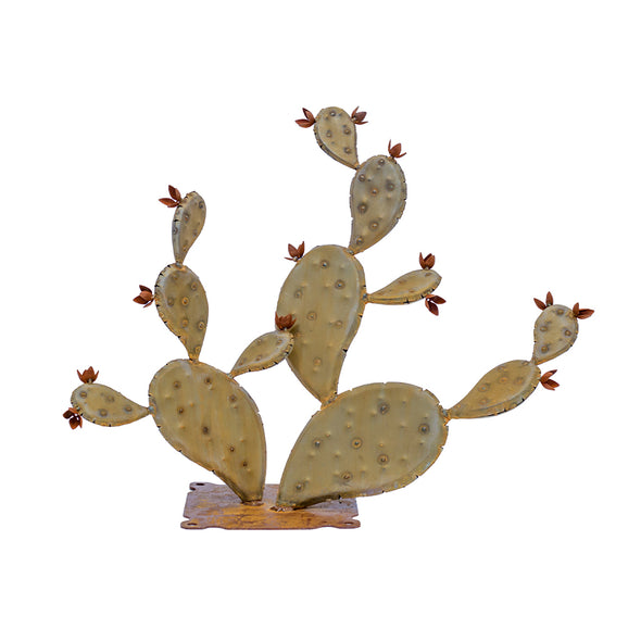 Steel Prickly Pear Sculpture - Ancho